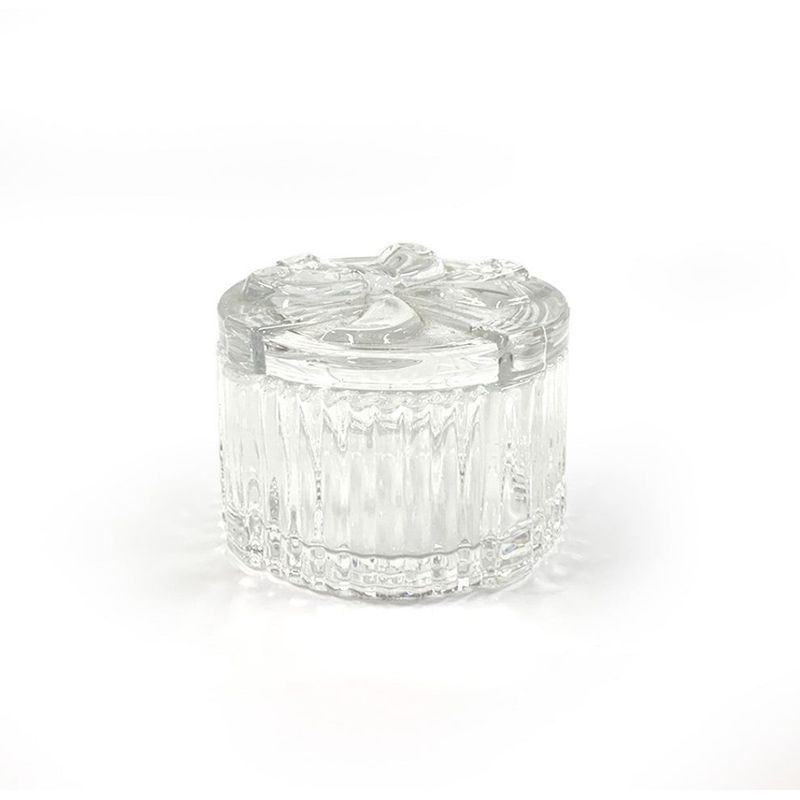 OEM - Bombonera Azucarero Caramelera Decorativa De Vidrio 8x6cm