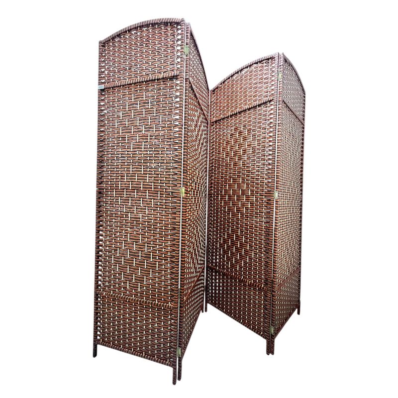 OEM - Biombo De Madera Resistente 4 Paneles Completo 200x180cm