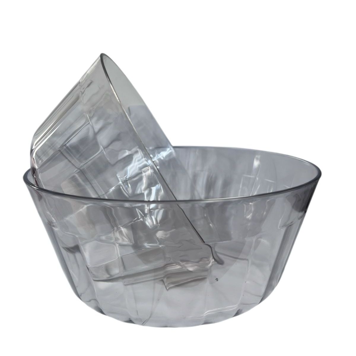 GENERICO - Pack 2 Plato Bowl Sopero Decorativo Redondo Plastico D1