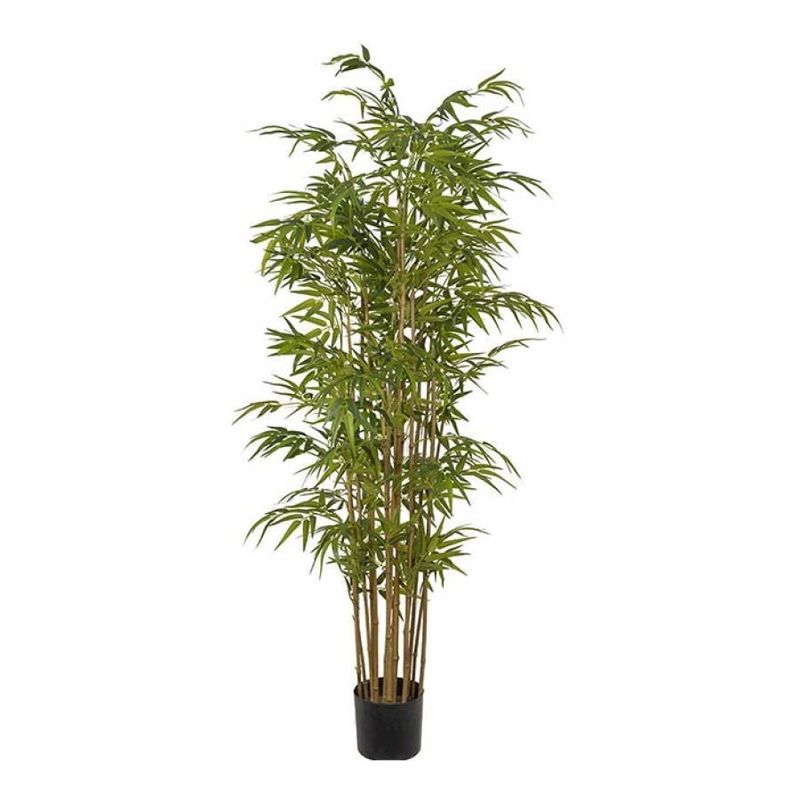 ARBUSTO REAL - Planta Artificial Bamboo 180 cm 8 Troncos Verde