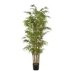 ARBUSTO REAL - Planta Artificial Bamboo 180 cm 8 Troncos Verde
