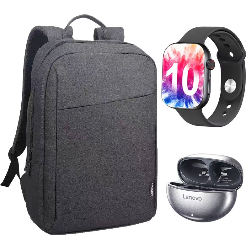 LENOVO - Audífonos Lenovo TA140 Negro Bluetooth y S10 B Reloj inteligente Y Bag