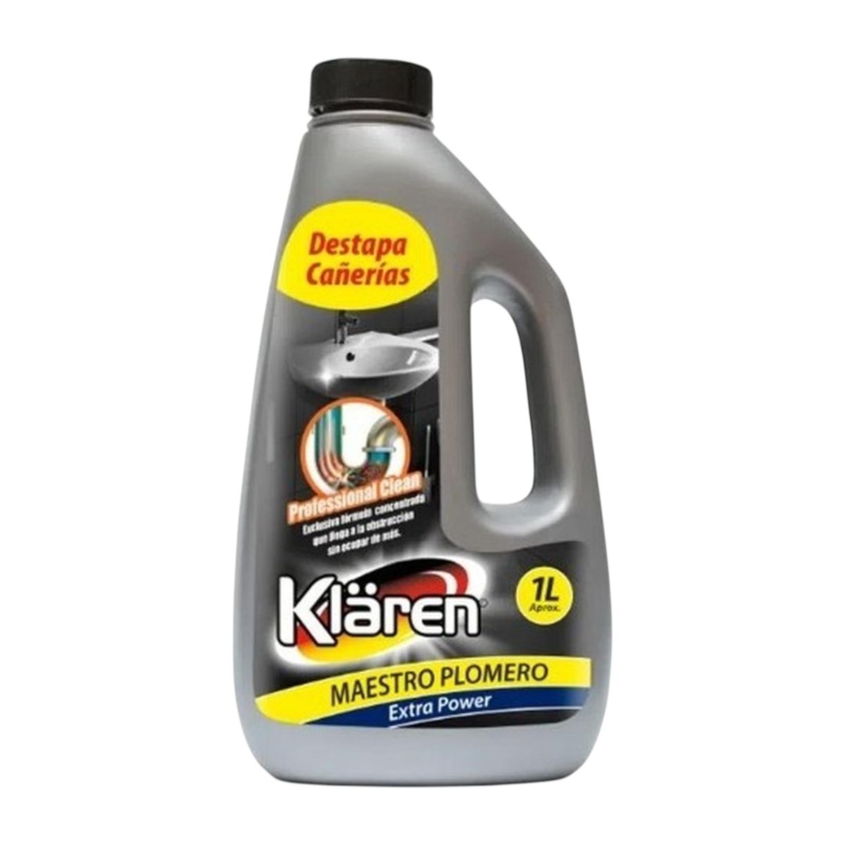 KLAREN - Destapa Cañerias Extra Power Klaren 1l