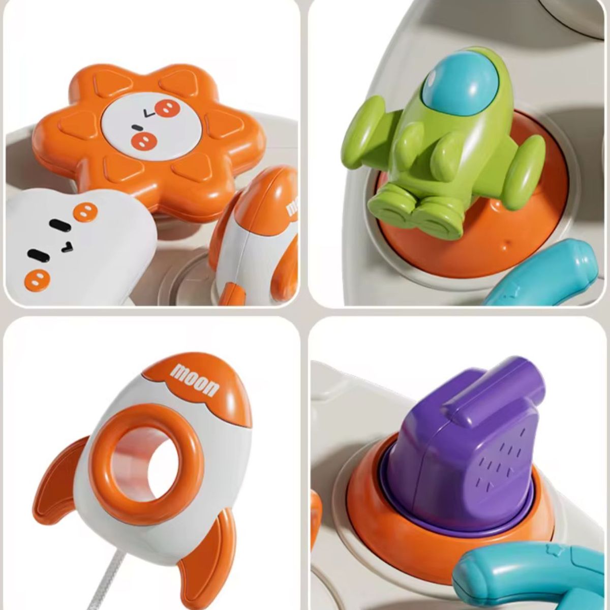 GENERICO - Didáctico Nave  Interactiva  Bebés Sensorial montessori