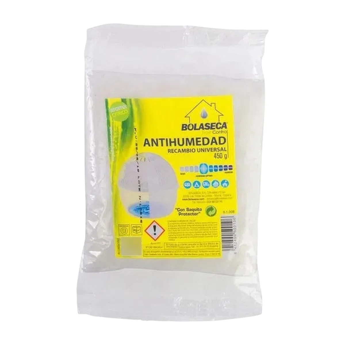 GENERICO - Sistema Antihumedad Bolaseca Recarga Cítrico 450g