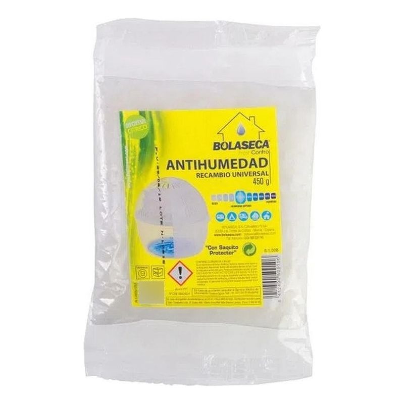 GENERICO - Sistema Antihumedad Bolaseca Recarga Cítrico 450g