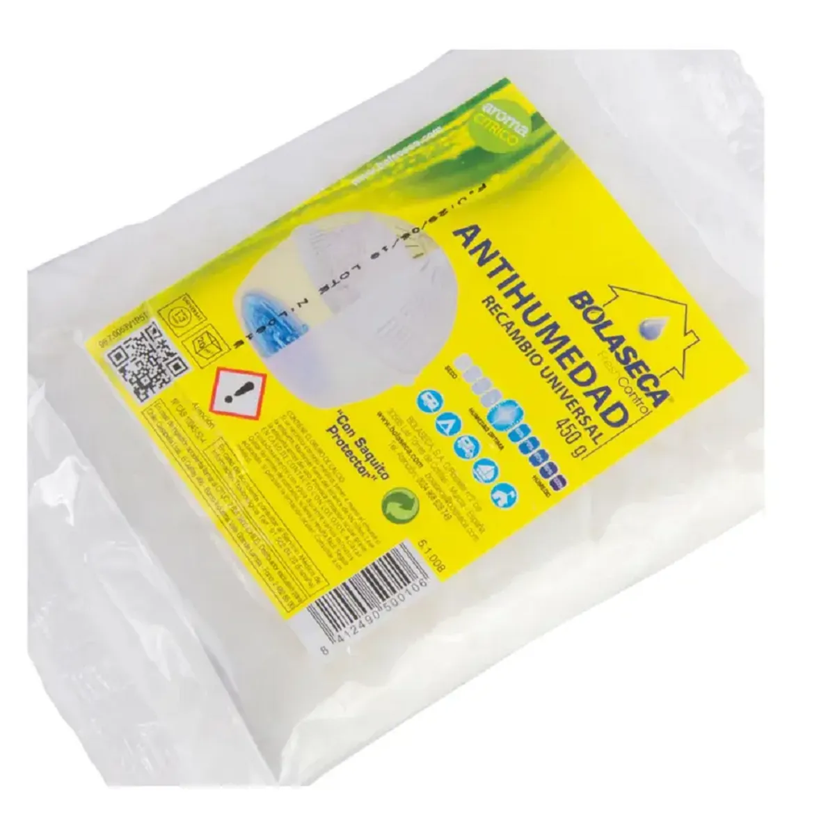 GENERICO - Sistema Antihumedad Bolaseca Recarga Cítrico 450g
