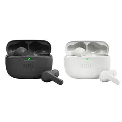 JBL - Set 2 Audífonos Bluetooth WAVE BEAM Negro & Blanco