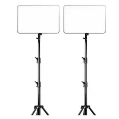 GENERICO - Panel Iluminación Lámpara Y Tripode Luz Led Fotografía Pack PL-26