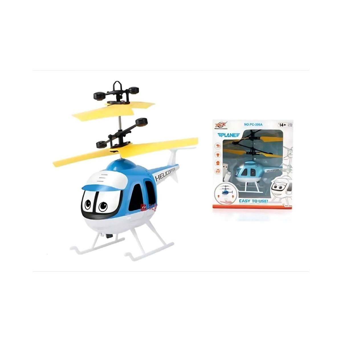 PUNTO STORE - Helicóptero Con Iluminación Led Y Control Sensor - Ps