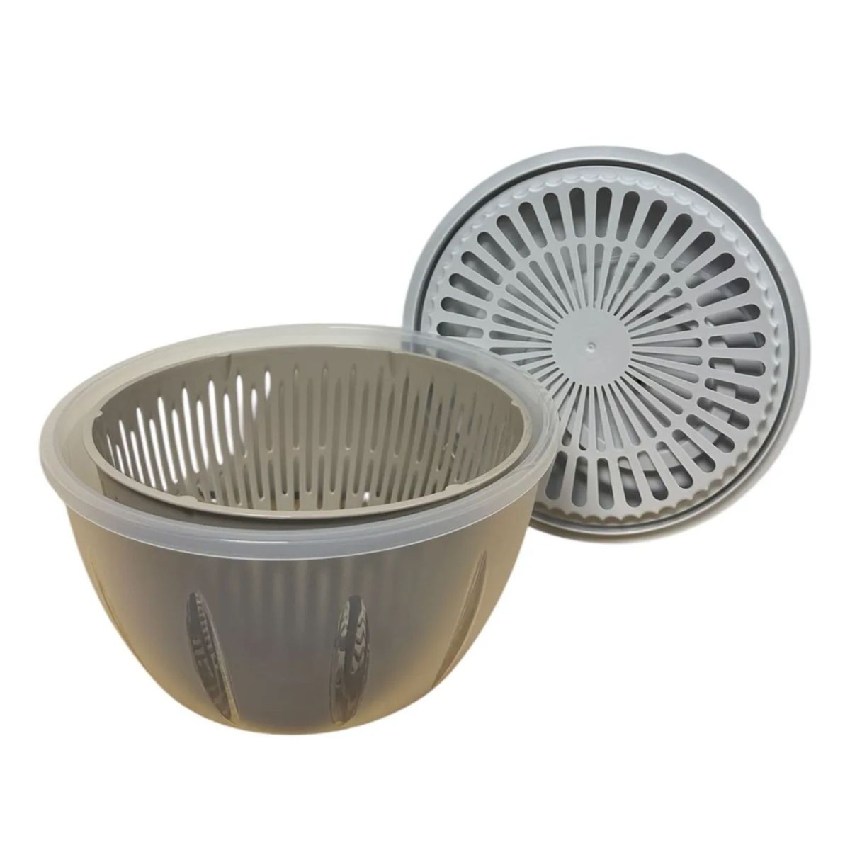 TITIZ - Centrifuga De Lechuga Verduras y Frutas 45L Marrón