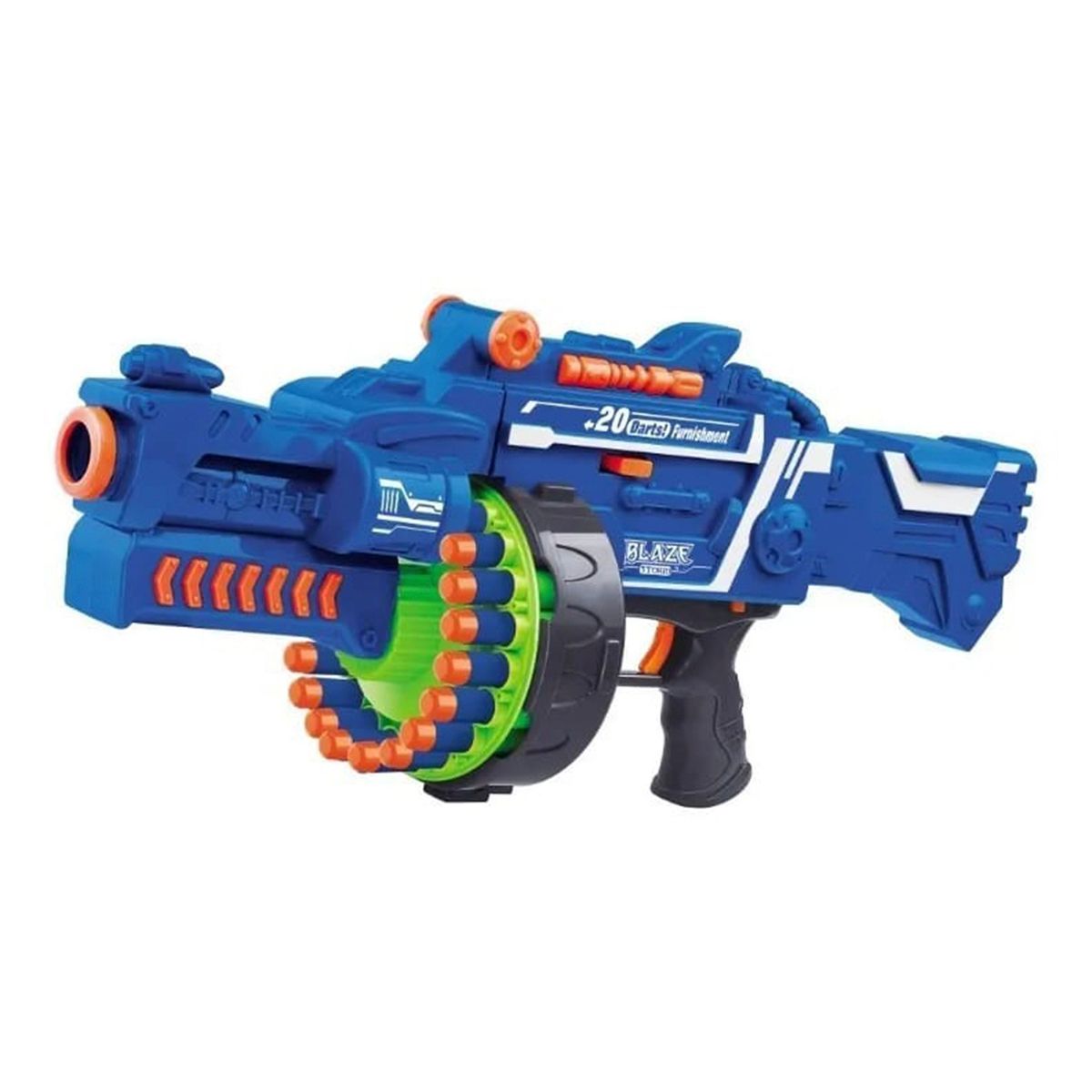 PUNTO STORE - Ametralladora De Juguete Lanza Dardos Automática - Ps