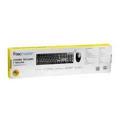 TECMASTER - Kit Teclado Mouse Inalambrico Multimedia Tm-100512