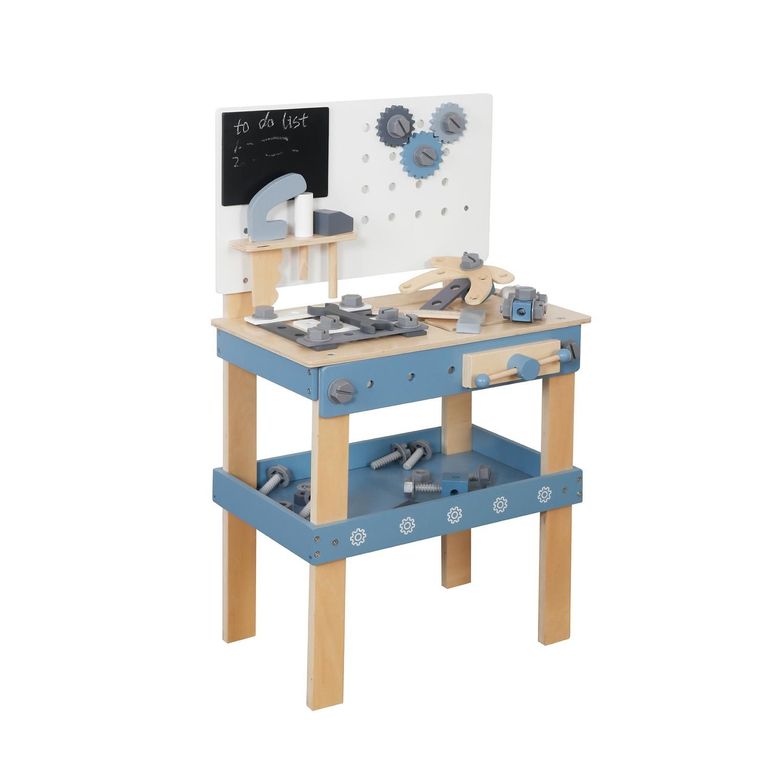 Juego de Construccion Herramientas Madera para Ninos Bandu