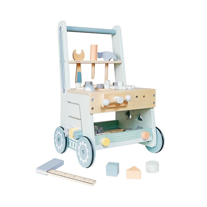 BANDU - Andador Correpasillos Bebe Juego Construccion Madera Bandú