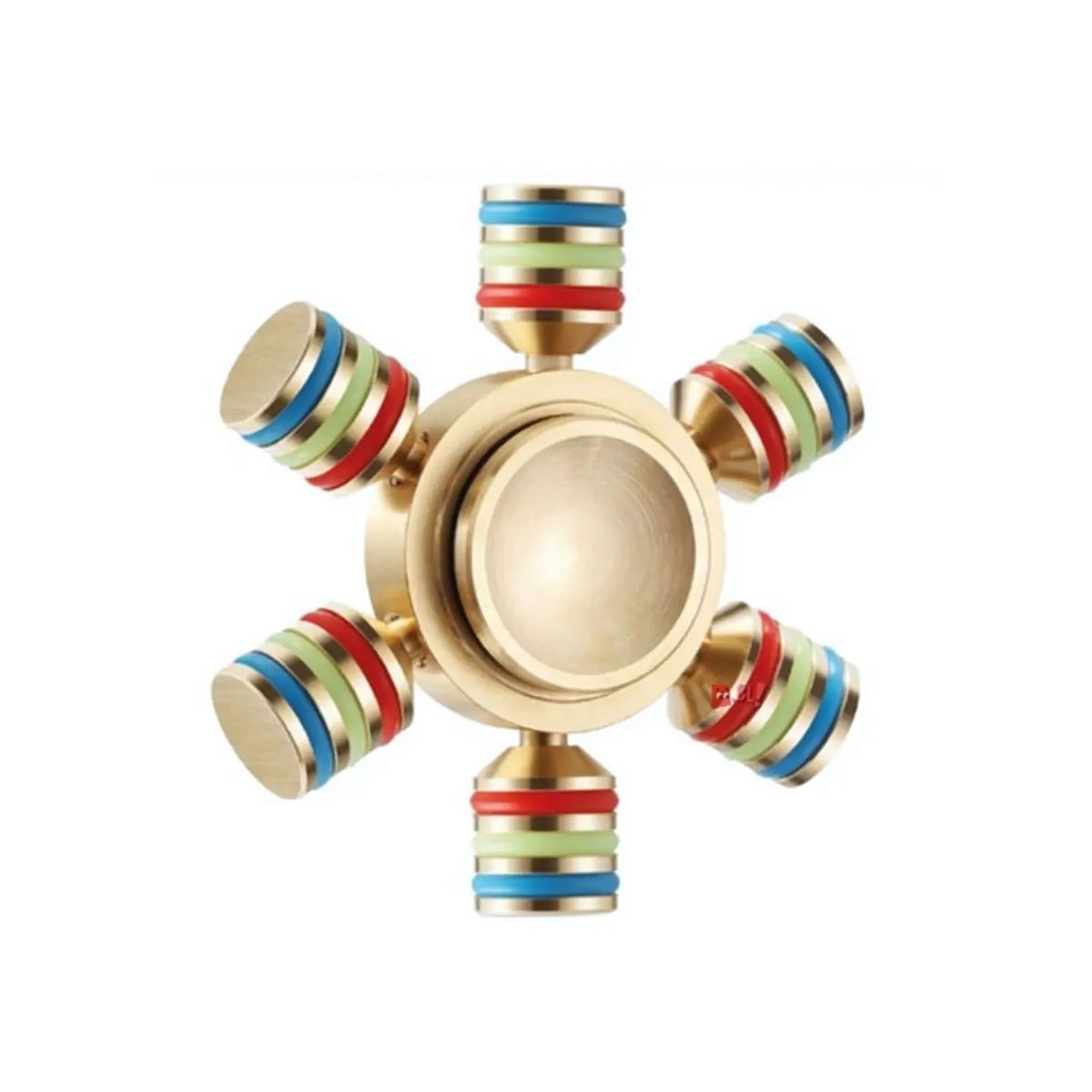 DBLUE - Spinner Metálico Desarmable De 6 Puntas - Ps