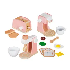 BANDU - Juguete Infantil Mini Electrodomésticos Cocina Madera Bandú