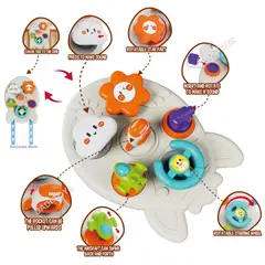 GENERICO - Didáctico Nave Interactiva Bebés Sensorial Montessori