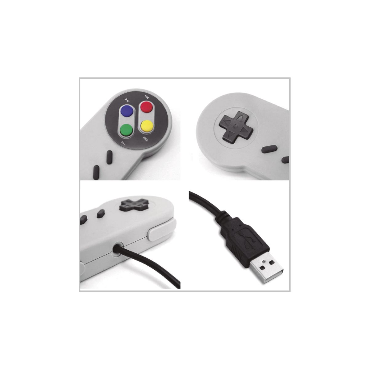 DBLUE - Joystick Control Modelo Arcade Conexión Usb - Ps