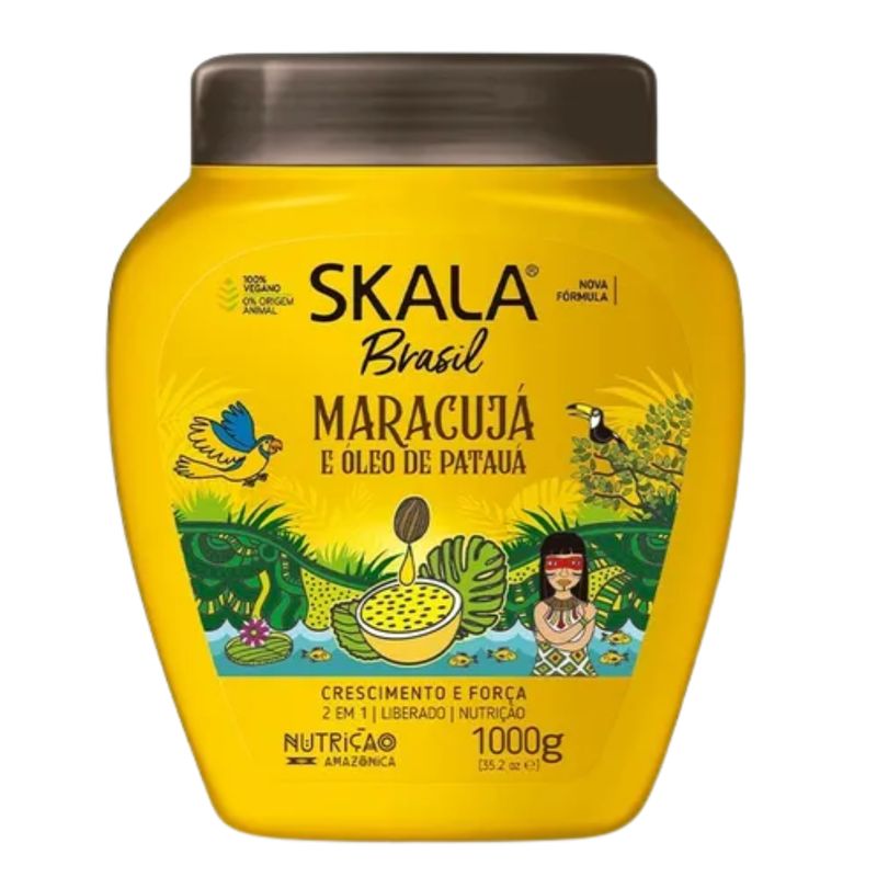 SKALA - Mascara Capilar Skala Maracuya y Aceite de Pataua 1000ml  Crecimiento