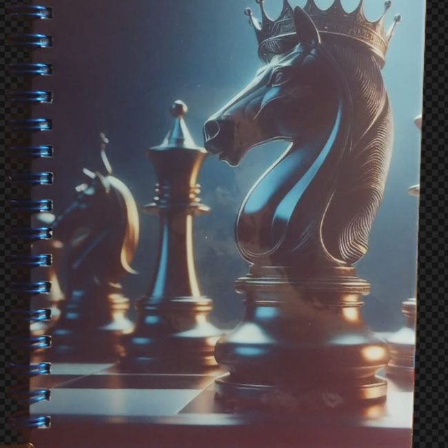 GATO AMARILLO - Ajedrez Libreta para anotar jugadas