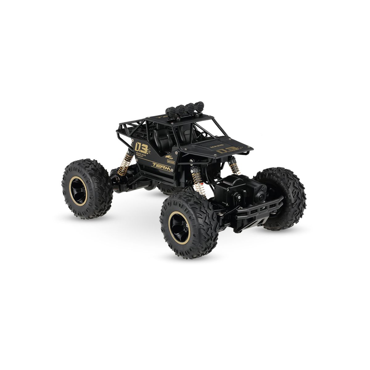 PUNTO STORE - Jeep A Control Remoto Todo Terreno Recargable Negro - Ps