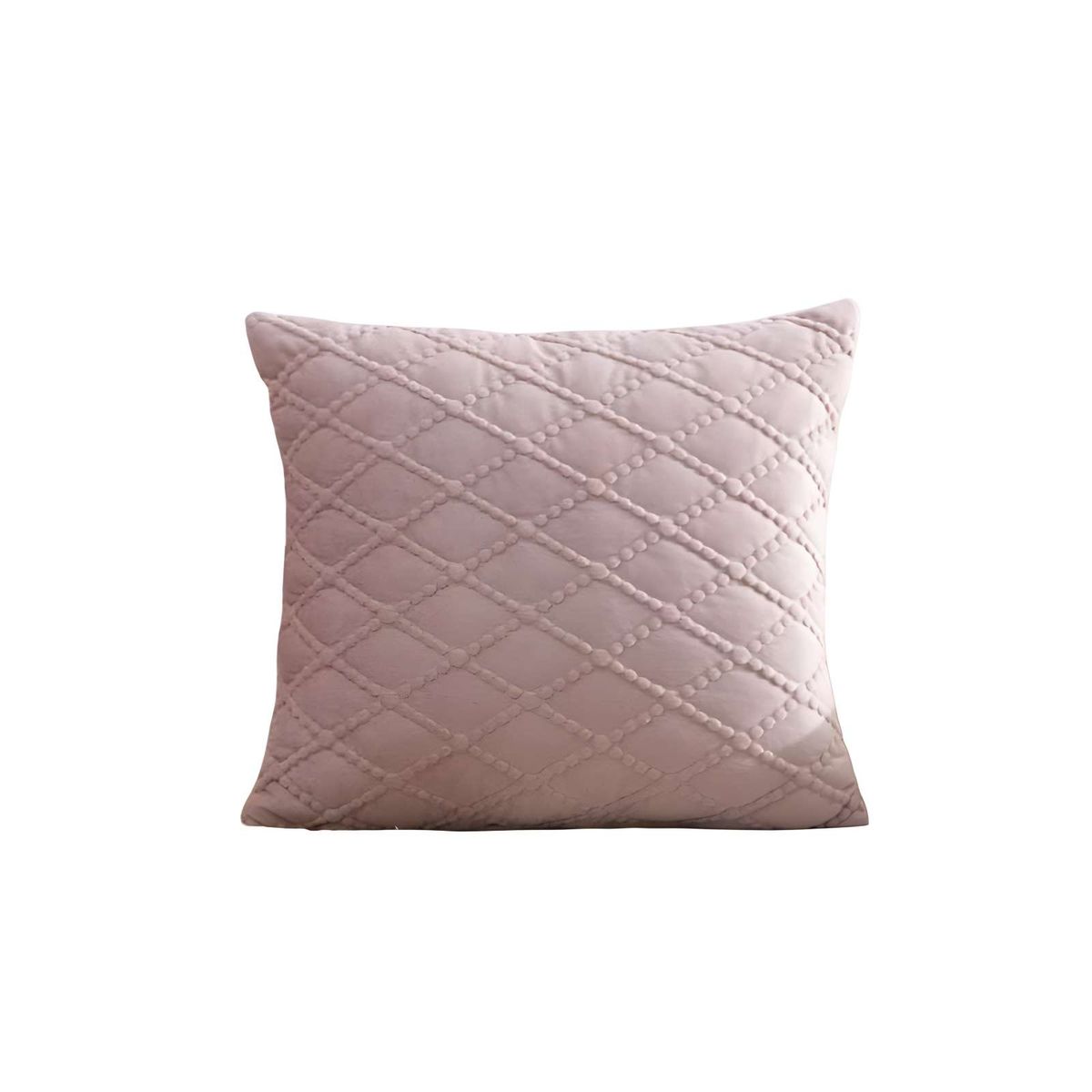 GENERICO - SET DE 2 FUNDAS DE COJIN TERCIOPELO 45X45 ROSA…