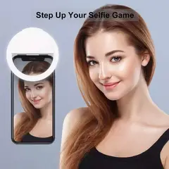 GENERICO - Selfie aro de luz recargable para celular