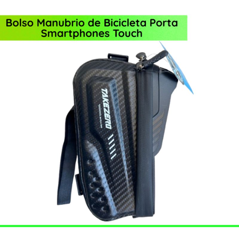 GENERICO - Bolso Manubrio de Bicicleta Porta Smartphones Touch
