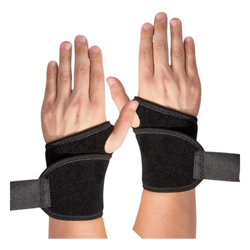 GENERICO - X2 Muñequera Inmovilizado Tunel Carpiano Tendinitis Ajustable