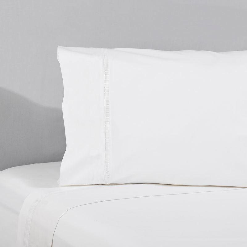 NINA HERRERA - Sábana Básica Alba Blanco 220 Hilos King