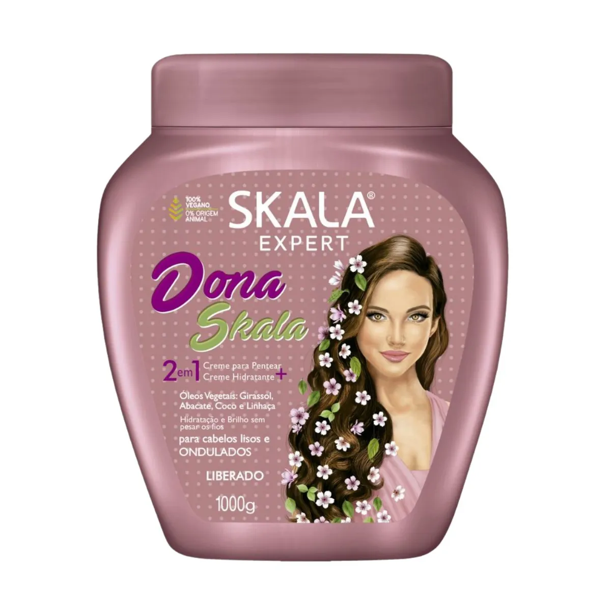 SKALA - Mascara Capilar Skala Dona 1000ml Fortalace Define Brillo