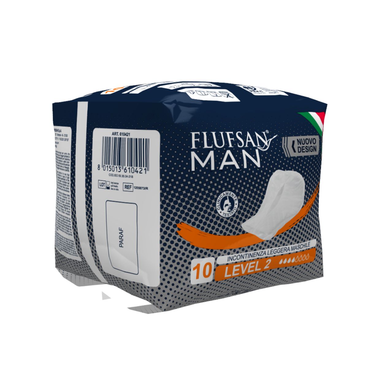 FLUFSAN - Protectores diarios para hombres 10un Flufsan