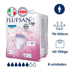 FLUFSAN - Ropa interior Extra absorción Mujer 8un Medio