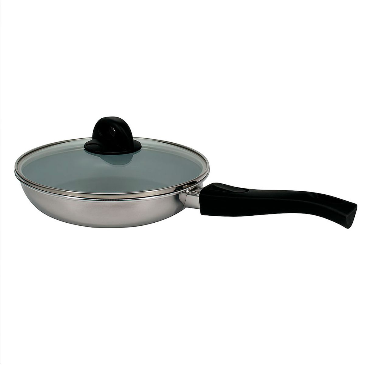 XTREM COOK STEEL - Sartén de Acero Inoxidable Interior Cerámico Antiadherente Libre de BPA XTREM COOK STEEL 28 cm