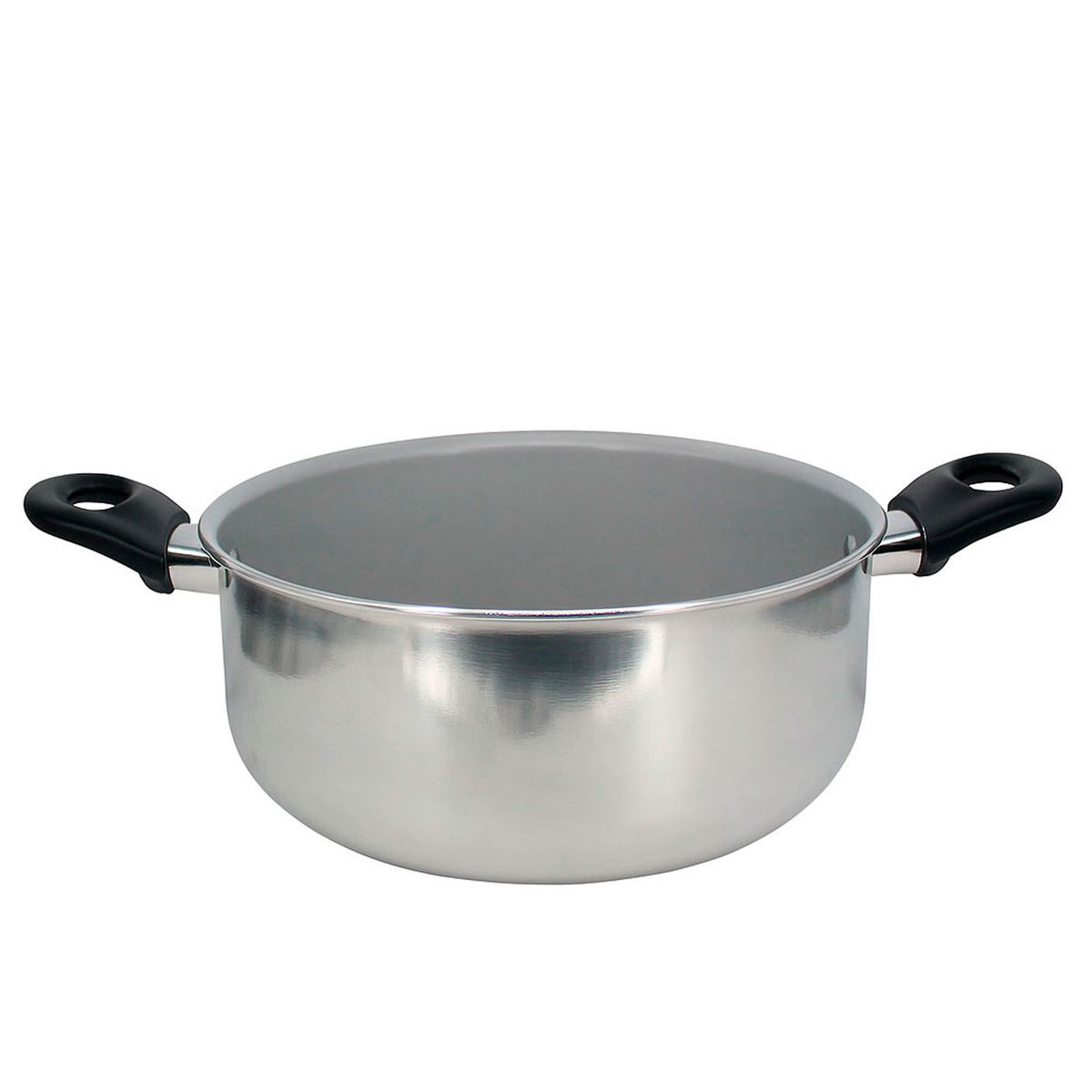 XTREM COOK STEEL - Olla Xtrem Cook Steel De Acero Inoxidable de 24 cm Antiadherente Libre de BPA Con Tapa