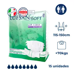 FLUFSAN - Pañal transpirable L Noche