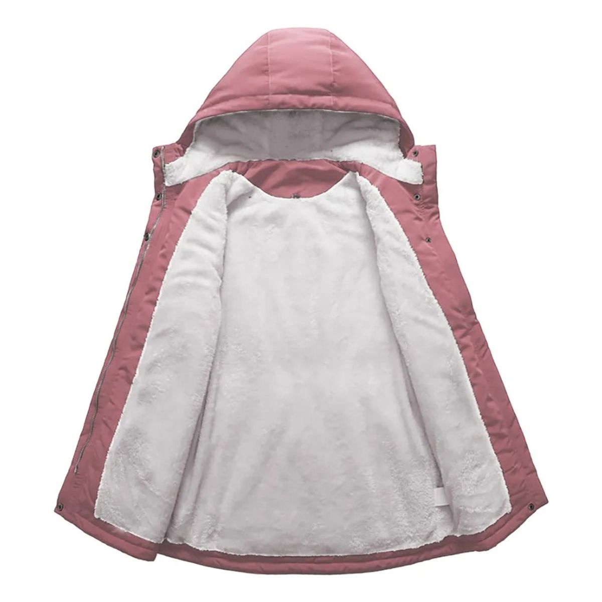 GIOIO - Chamarra De Algodón Acolchada Cálida Capucha For Woman