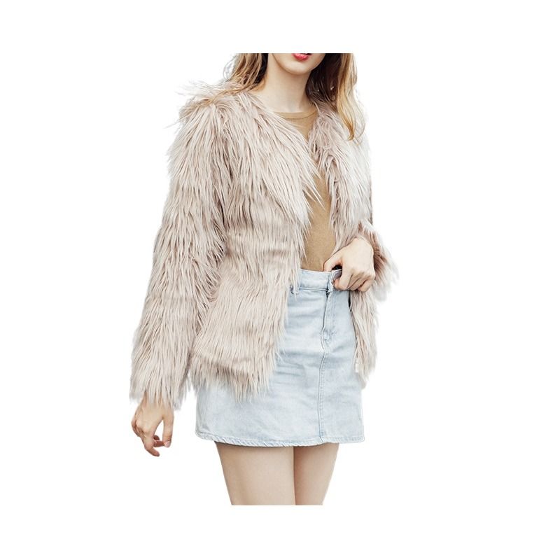 GIOIO - Sobretodo Mujer Ecopiel Clásico Moderno Largo Elegante​