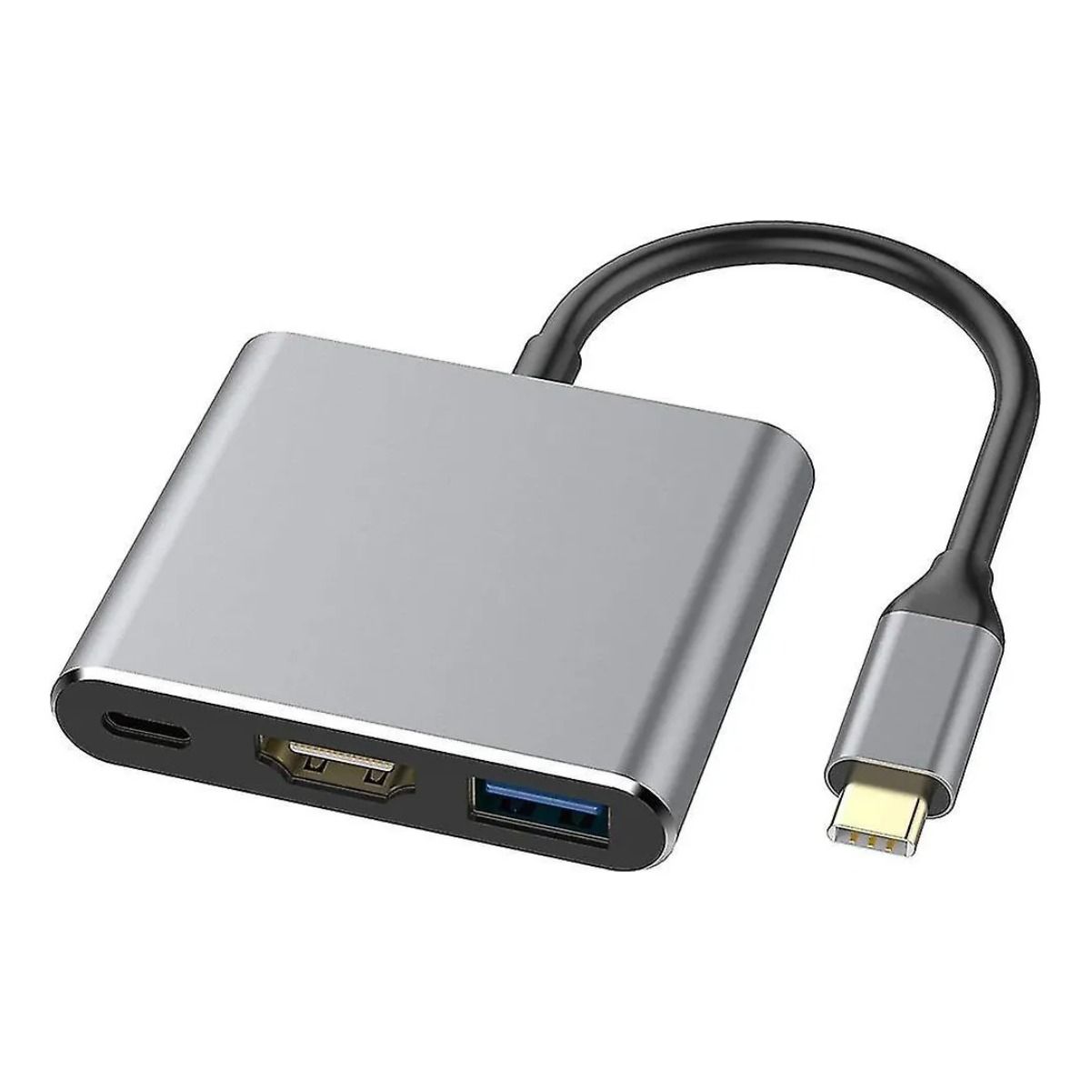 GIOIO - Adaptador Tipo C A Hdmi 4k Convertidor Hub Usb 30 3 En 1
