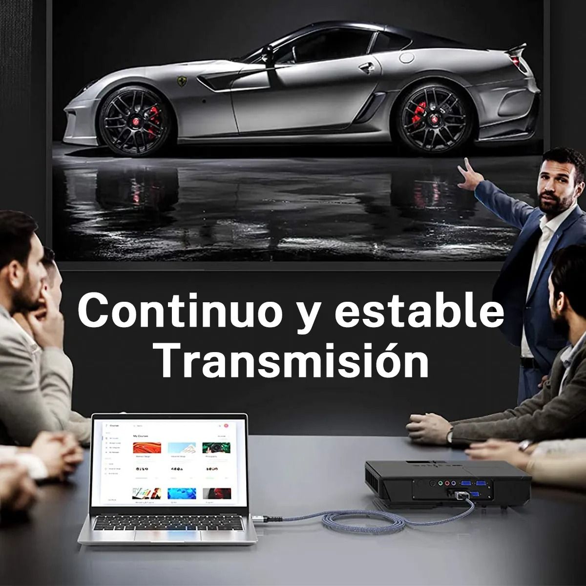 GIOIO - Cable Hdmi A Dvi Conversión Bidireccional De Dvi A Hdmi 1080p 60hz Gomita