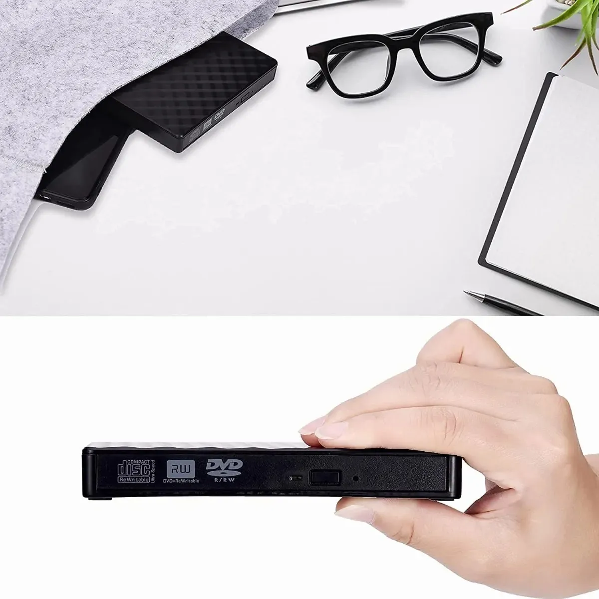 GIOIO - Lector Y Grabadora De Dvdcdexterna Quemador Usb 30