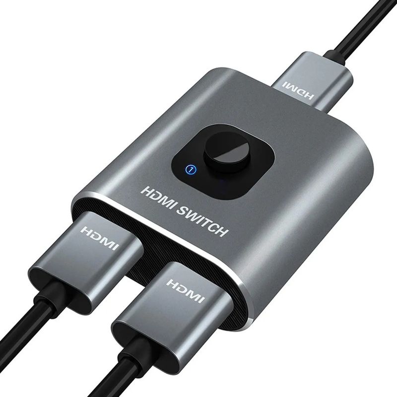 GIOIO - Switch Hdmi 4k 3d 2 En 1 Bidireccional Conmutador
