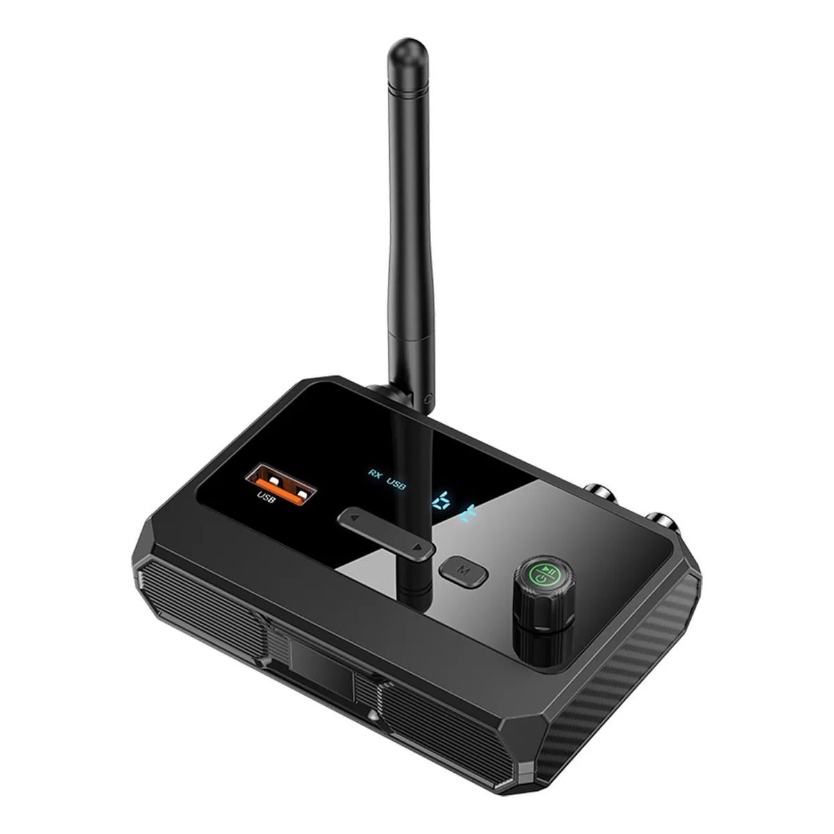 GIOIO - Transmisor Estéreo Adaptador Bluetooth Audio Aux 53 Receptor