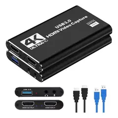 GIOIO - Tarjeta De Captura De Video 4k Hd 1080p 60hz