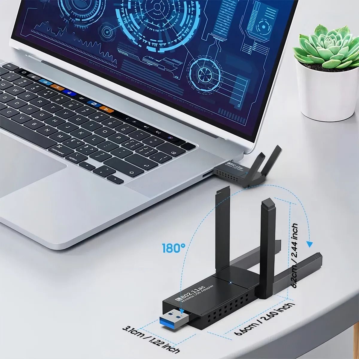 GIOIO - Adaptador Wifi Usb