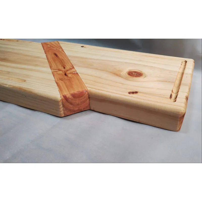 GENERICO - Tabla Picoteo Madera 2 En 1 Para Servir Variedades 60 Cm