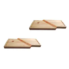 GENERICO - 2 Tablas Picoteo Madera 2 En 1 Para Servir Variedades 60 Cm