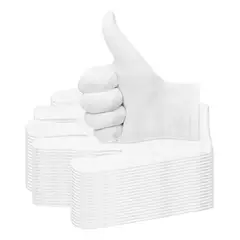 GENERICO - Blanco Guantes Algodón 12 Pares Unisex Para Manos Secas