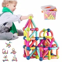 GENERICO - Juegos De Bloques De Construcción Magnéticos Para Niños 36pc